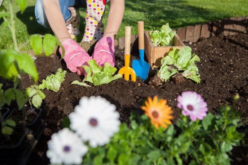 Compost bays and mulch used to nourish Holborn community gardens
